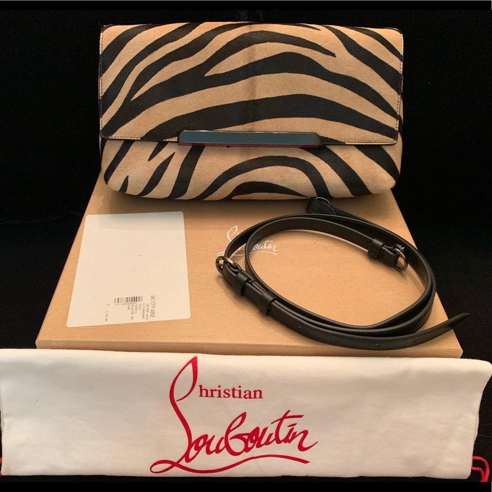 CHRISTIAN LOUBOUTIN Rougissime Pony Pikao Bag